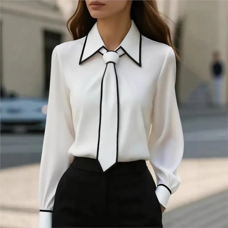 Women'S Formal Wear Suit - Women's Blouse Fashion Shirt Formal Bow