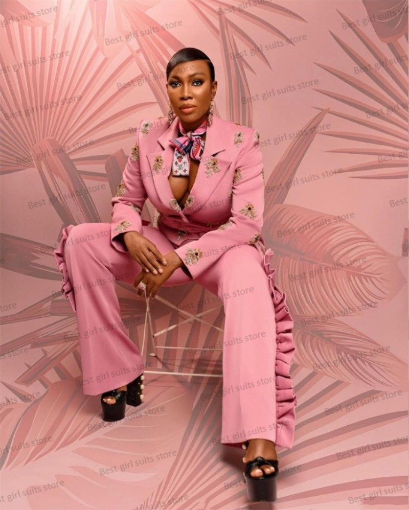 Pink Wedding Women Suit Set Bl - Women Formal Wear Coat review and price