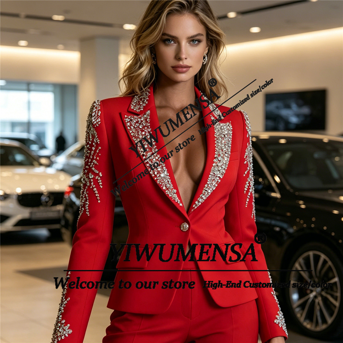 Luxury Women Suits 2 Pieces Se - Women'S Formal Wear Suit review and price