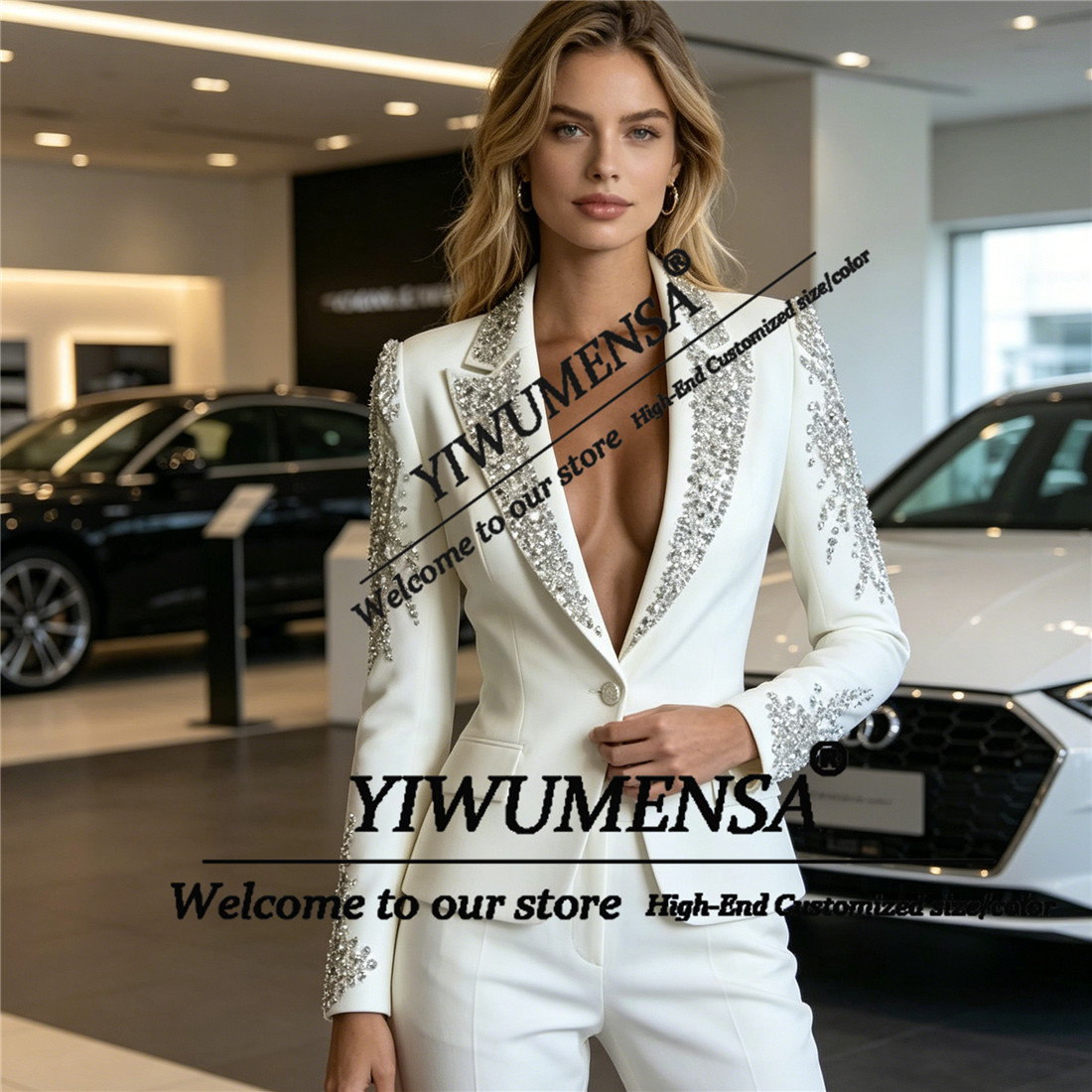Luxury Women Suits 2 Pieces Se - Women'S Formal Wear Suit review and price
