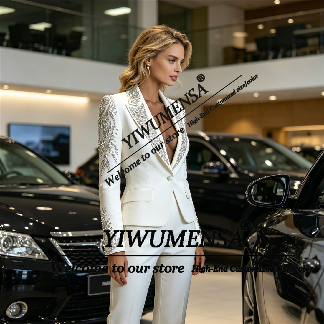 Luxury Women Suits 2 Pieces Se - Women'S Formal Wear Suit review and price
