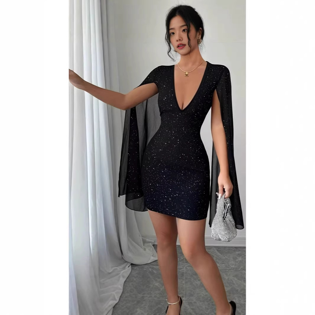 V Neck Bodycon Midi Dress Eleg - Women'S Elegant Formal Wear review and price
