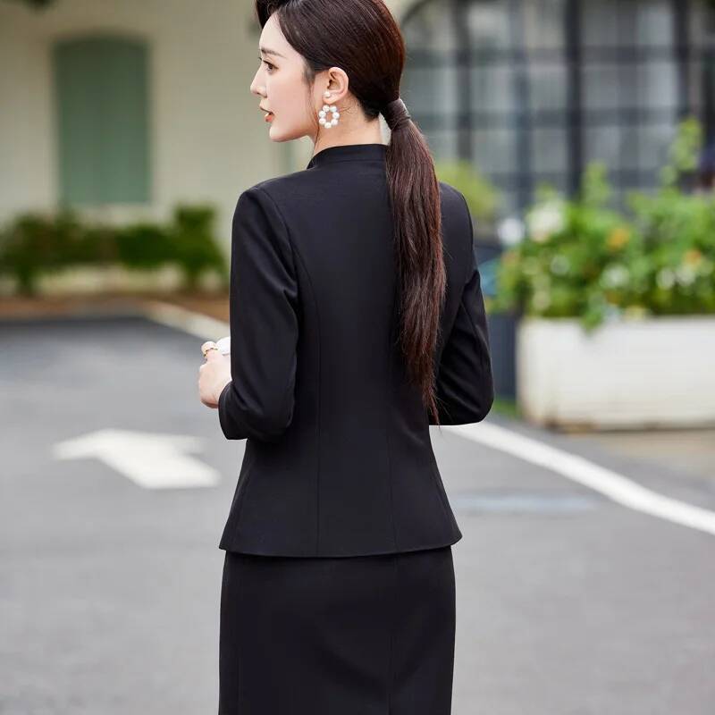 Plus Size Formal Autumn Winter - Women Formal Wear Stitching review and price
