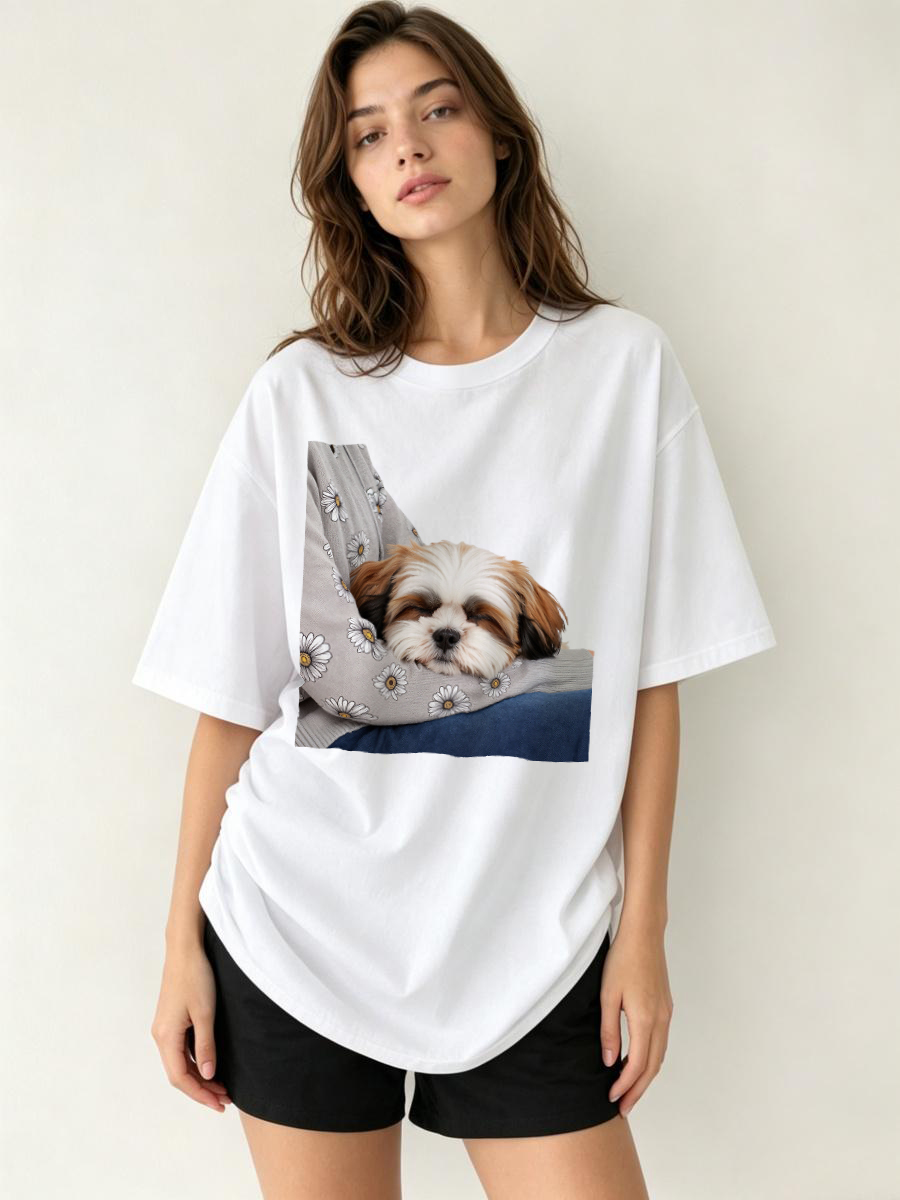 T Shirts Cotton Poly Blend Des - Women Formal Wear Designers review and price