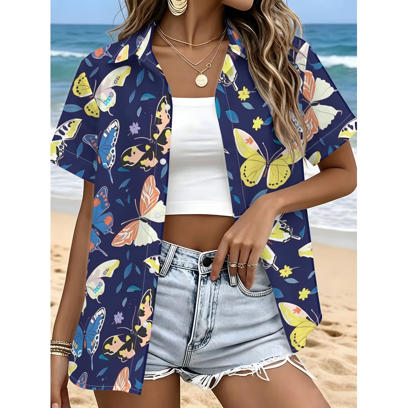 Women's Butterfly Print Full-B - Women Formal Wear Stitching review and price