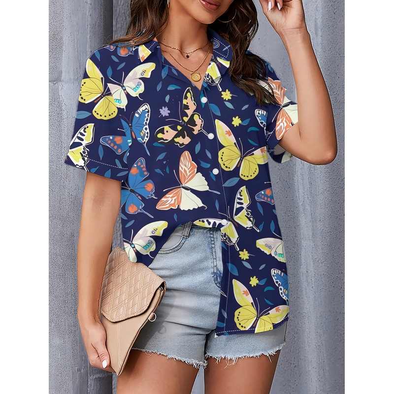 Women's Butterfly Print Full-B - Women Formal Wear Stitching review and price