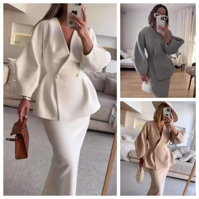 2 Piece Sets Women Outfits Ele - Women Formal Wear For Meeting review and price