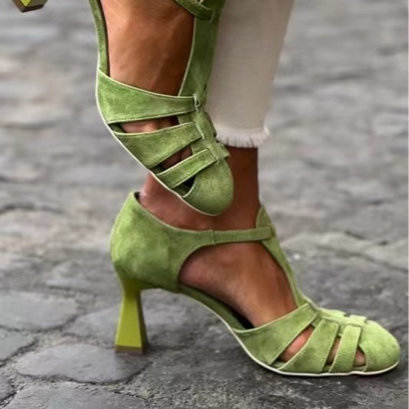 Women's Green Suede Kitten Hee - Kitten Heel Women review and price