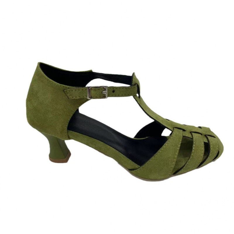 Women's Green Suede Kitten Hee - Kitten Heel Women review and price