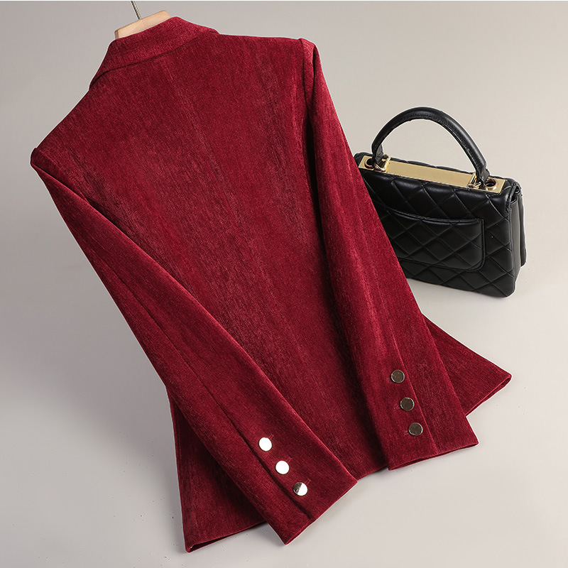 Yellow Gold Velvet Blazer Wome - Women Formal Wear Coat review and price