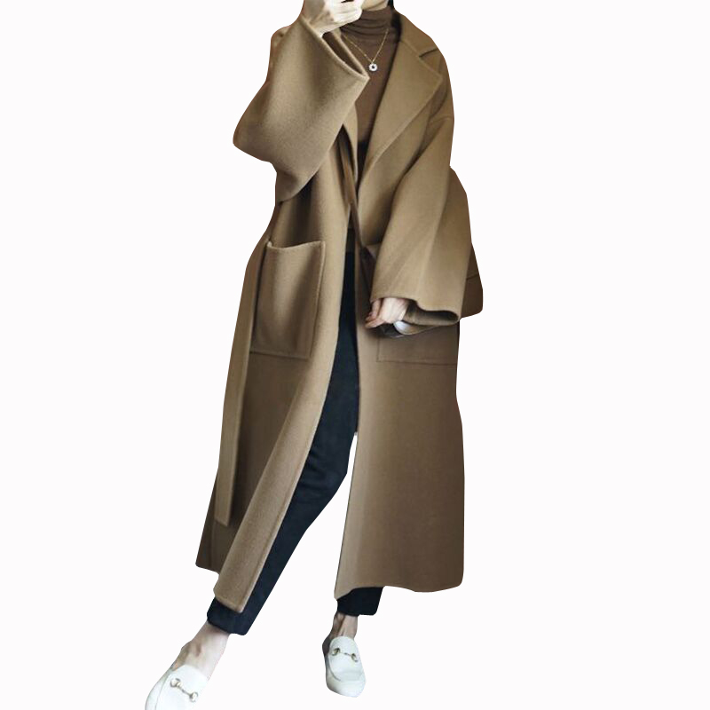 Elegant Women's Long Coat 100% - Women Formal Wear Coat review and price