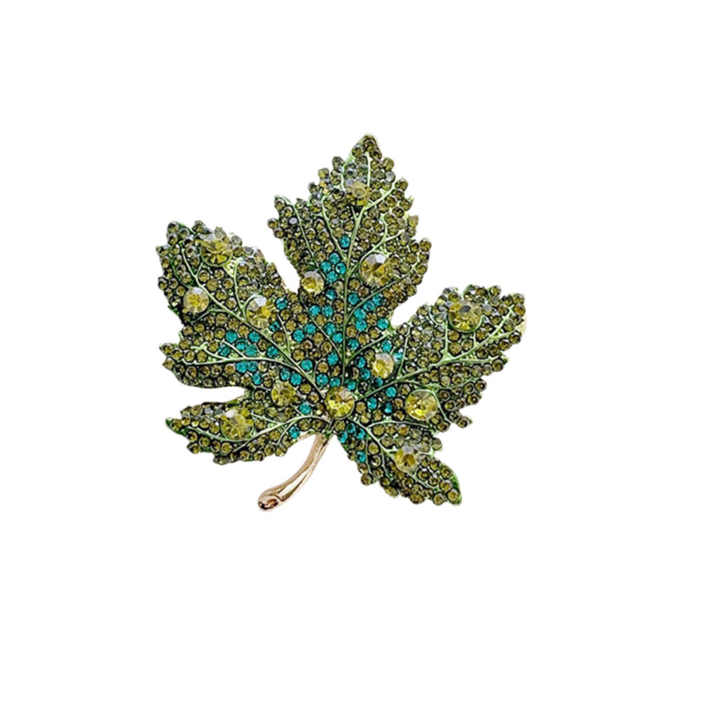 High-End Rhinestone Maple Leaf - Women'S Formal Wear Accessories review and price