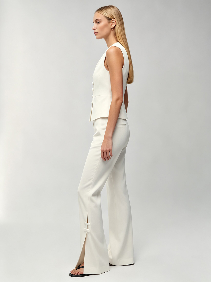 LIMO Women White Chinese Frog  - Women'S Formal Wear Suit review and price