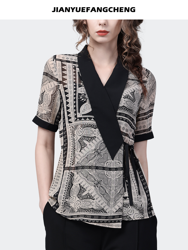 Luxury Black & White Geometric - Women Formal Wear Stitching review and price