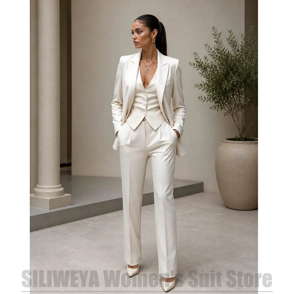Women 3 Piece Suit Set Blazer  - Women'S Elegant Formal Wear review and price